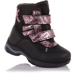 Зимові черевички з прогумованим захистом  для дівчат 26-30 р. 5.4.437