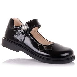 Шкільні лакові туфлі з каблуком томаса для дівчат 36 р. 11.5.107