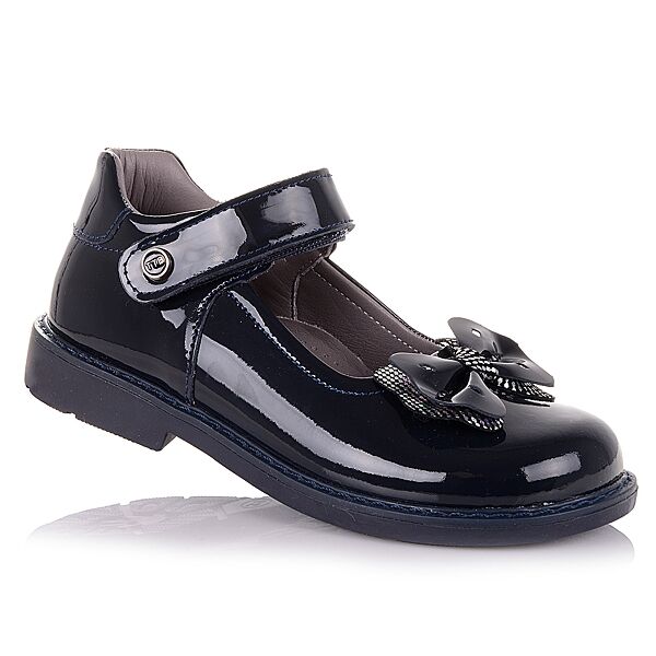 Шкільні лакові туфлі з каблуком томаса для дівчат 26 р. 11.5.100
