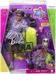 Лялька Барбі Екстра Модниця з пухнастою накидкою Barbie Extra Doll 7