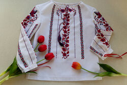Вишиванка для дівчинки 6/7р б/в