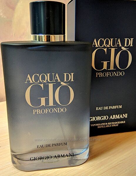Acqua Di Gio Profondo новый выпуск 2024 refillable.200 ml. Оригинал.
