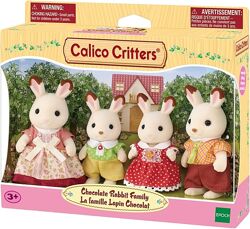 Сім&acuteя шоколадних кроликів зайчиків Сільваніан фемілі Sylvanian families 