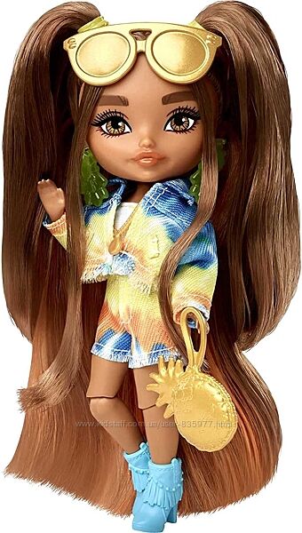 Лялька Барбі міні екстра, Barbie Extra Mini 5 Minis Mattel 14 см