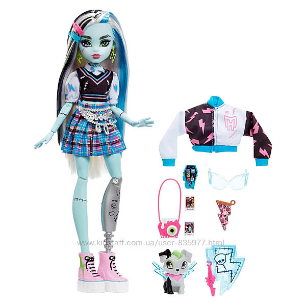 Monster High Frankie Stein Mattel Монстер Хай Френкі Штейн з тваринкою