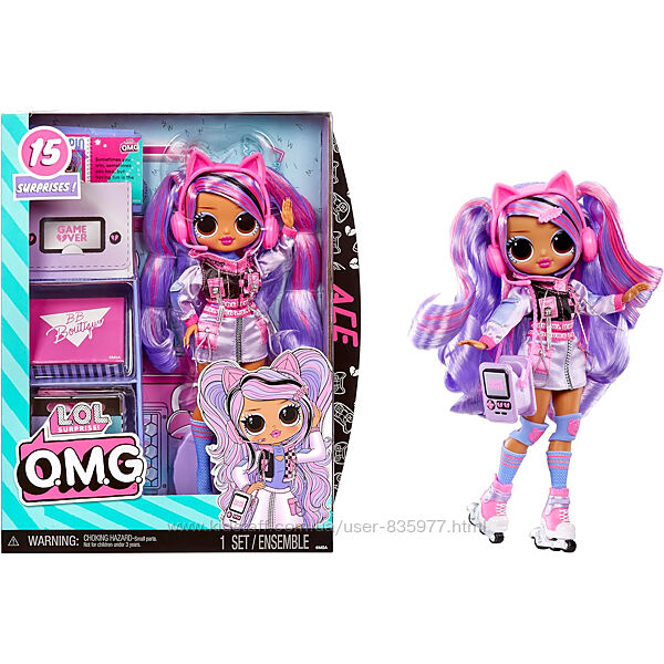 LOL Surprise OMG Ace Fashion Doll лол лялька Роллер Ейс