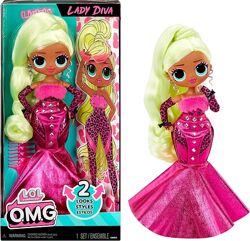 Модна лялька LOL Surprise OMG Lady Diva Multiple Surprises Including