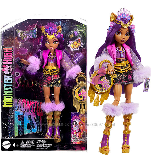 Лялька Monster High Монстро-фестиваль Клодін Monster Fest Clawdeen Wolf