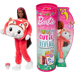 Лялька Барбі Cutie Reveal Чудове Комбо Кошеня в костюмі Червоної Панди