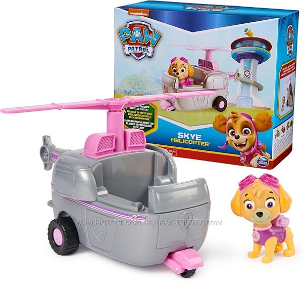 Набір Paw patrol щенячий патруль sky гелікоптер скай гвинтокрил