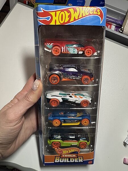 Набір з 5-ти машинок Хот Вілс Hot Wheels оригінал хот вилс модельки. 164