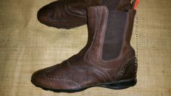 39р-26 см  кожа  ботинки Samsonite  легкие и удобные 