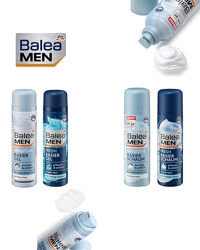 Balea men rasier schaum und gel - Пінка та гель для гоління. 200мл. 300мл