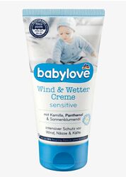 Babylove wind und wetter creme sensitive - крем захисний для чутливої шкіри