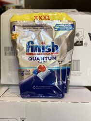 Finish Quantum all-in-one - посудомийні капсули фініш - 60 шт - новинка