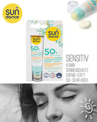 Sun dance sensitive сонцезахисний крем для обличчя і бальзам для губ 23ml