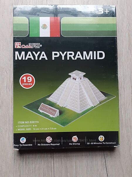 3D-пазл CubicFun Піраміда Майя міні S3011h