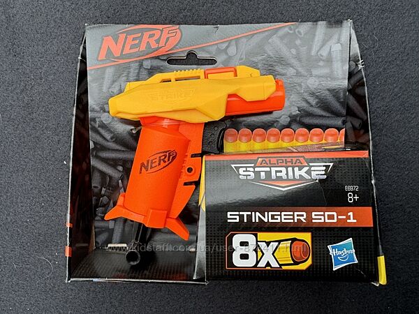 Бластер іграшковий Nerf Alpha strike Стінгер SD-1 E6972 ПОШКОДЖЕНА УПАКОВКА