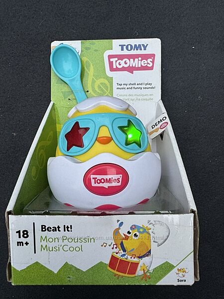 Музична іграшка Tomy Розбий яйце зі світловим ефектом T72816C