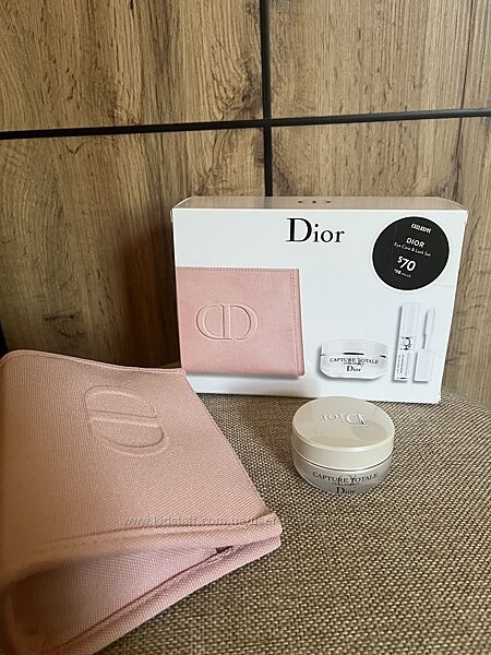 Набір Dior крем для очей Capture Totale та косметичка оригінал зі США