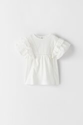 Zara Іспанія гарна бавовняна блузка в ідеальному стані на 10-11 років