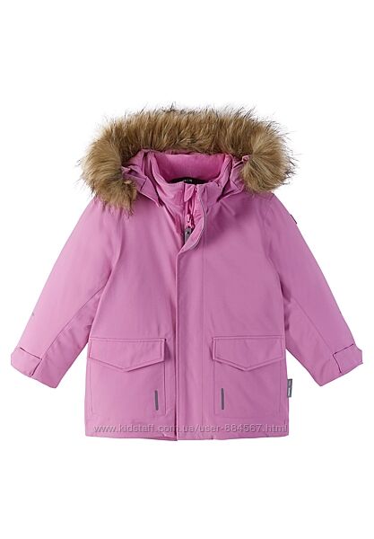 Зимняя куртка парка для девочек Reimatec Mutka. Размеры 74-110