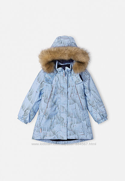 Куртка зимняя светоотражающая для девочки Reimatec Silda. Размеры 92-140