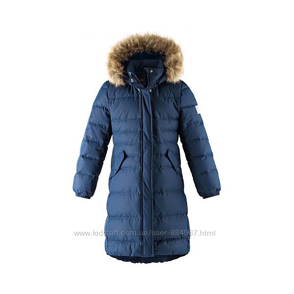 Зимнее пальто-пуховик для девочки Reima Satu. Размеры 104 и 110