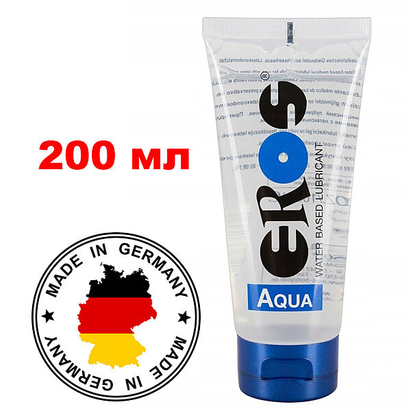 Секс лубрикант на водной основе Eros Aqua 200 мл
