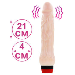 Вибратор для женщин реалистичный 21 см Вибро фаллоимитаторы Vibrator Rocking Dong