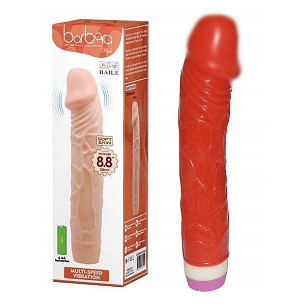 Женский вибратор реалистичный вагинальный 22 см Barbara