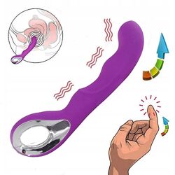 Вибратор Для Женщин Вагинальный Точки G Зарядка USB 10 Режимов Вибрации Фиолетовый