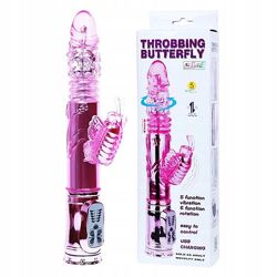 Вибратор кролик Rabbit ротация движением стимуляция клитора Vibrator Throbbing Butterfly