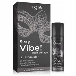 Жидкий вибратор, Возбуждающий гель-вибратор для клитора Sexy Vibe High Voltage Liquid Vibrator Orgie