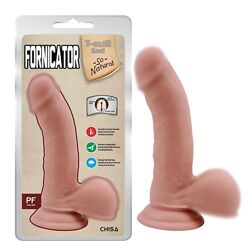 Фаллоимитатор на присоске с мошонкой 19 см CHISA Fornicator