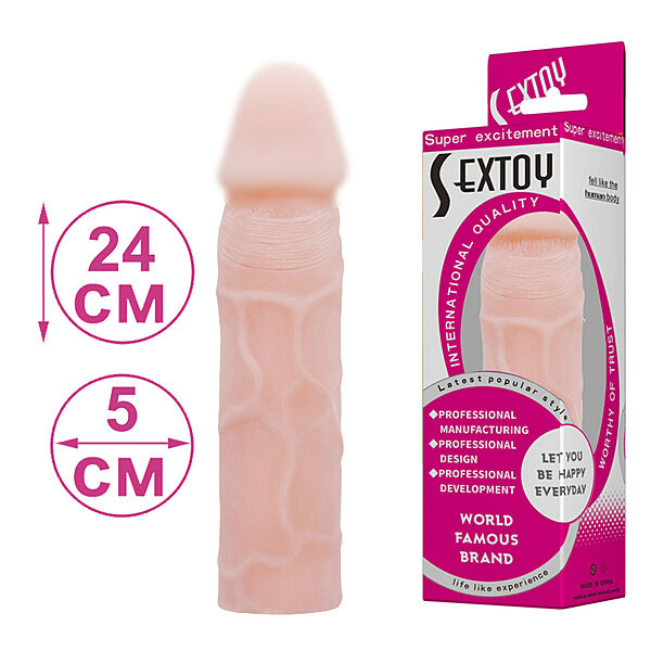 Фаллоимитатор Super Excitement Sextoy Fresh, Телесный, 16.3 см, Реалистичный, Без Мошонки