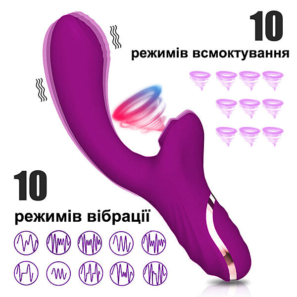 Универсальный вибратор для вакуумно-волновой стимуляции Vibro Wave Pleasure