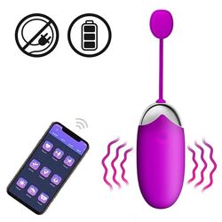 Виброяйцо смартфон, Смарт вибратор, Виброяйцо с пультом Vibrating egg Pretty Love Abner