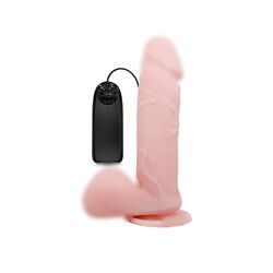Вибратор на присоске реалистичный с мошонкой REALISTIC DILDO DONG