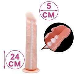 Фаллоимитатор на присоске киберкожа dildo beautiful burgess со стержнем