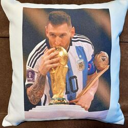 Подушка з принтом Stray Kids, Messi. 35 х 35 см