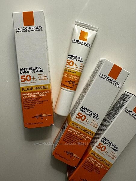 La Roche-Posay Anthelios Легкий солнцезащитный флюид без отдушки.