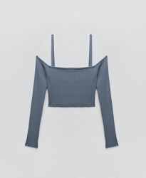 Стильний кроп топ ZARA Зара оригінал S