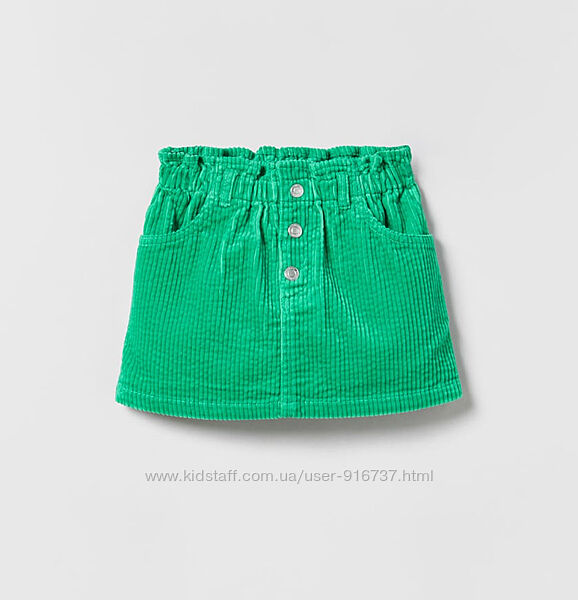Вельветова спідниця ZARA оригінал 3-4 р.