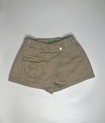 Джинсові шорти спідниця Benetton оригінал 5-6 р.