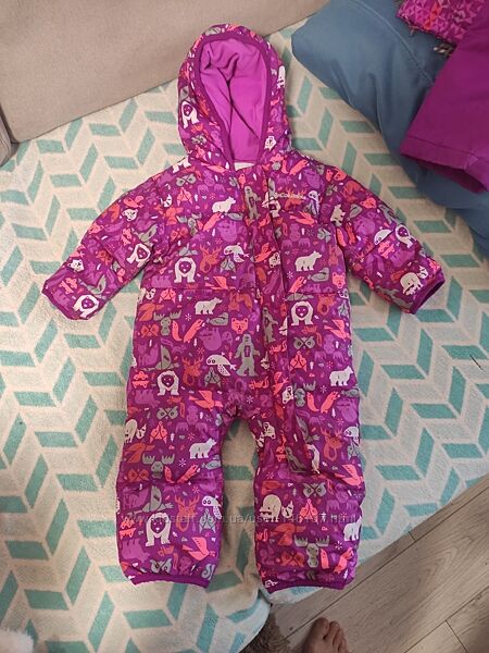 Пуховый сдельный комбинезон 6-12мес Columbia