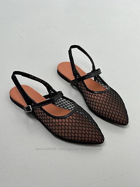 Балетки слінгбеки сітка