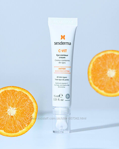 Sesderma C-VIT Antiox Booster eye новий формат з керамічним аплікатором 