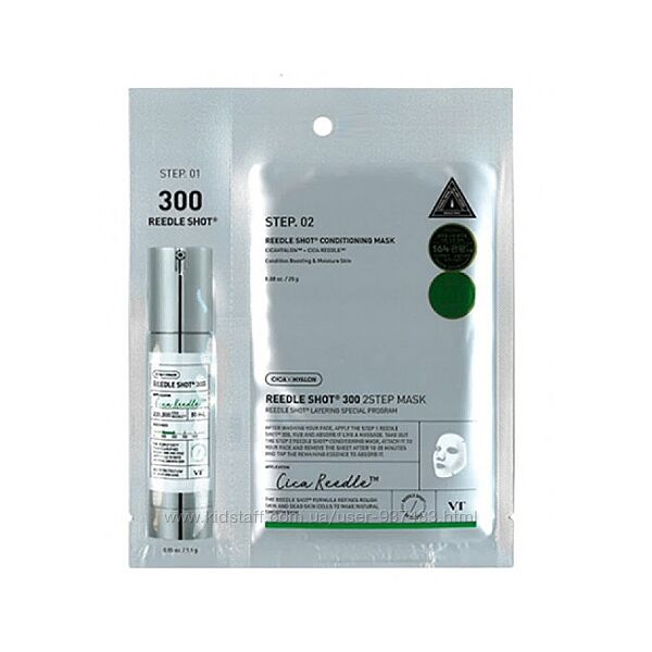 Укрепляющая тканевая маска для лица со спикулами VT Cosmetics Reedle Shot 3