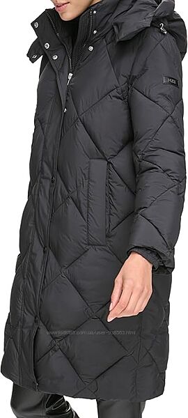 Женский пуховик DKNY 2XL 3XL женская зимняя длинная куртка теплая женское